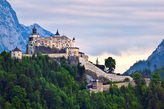 Burg Festung Hohenwerfen Werfen Wagrain Ausflugsziele Moabauer