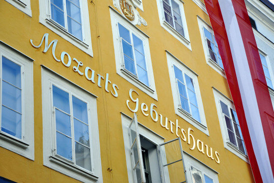 Mozarts Geburtshaus Salzburg Ausflugsziele Wagrain Moabauer