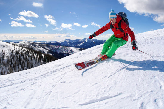 Skifahren Winterurlaub Snowboarden Winter Aktivitäten Wagrain Salzburger Land Moabauer