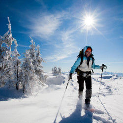 Winterwandern Skitouren Schneeschuhwandern Salzburger Land Winterurlaub Moabauer